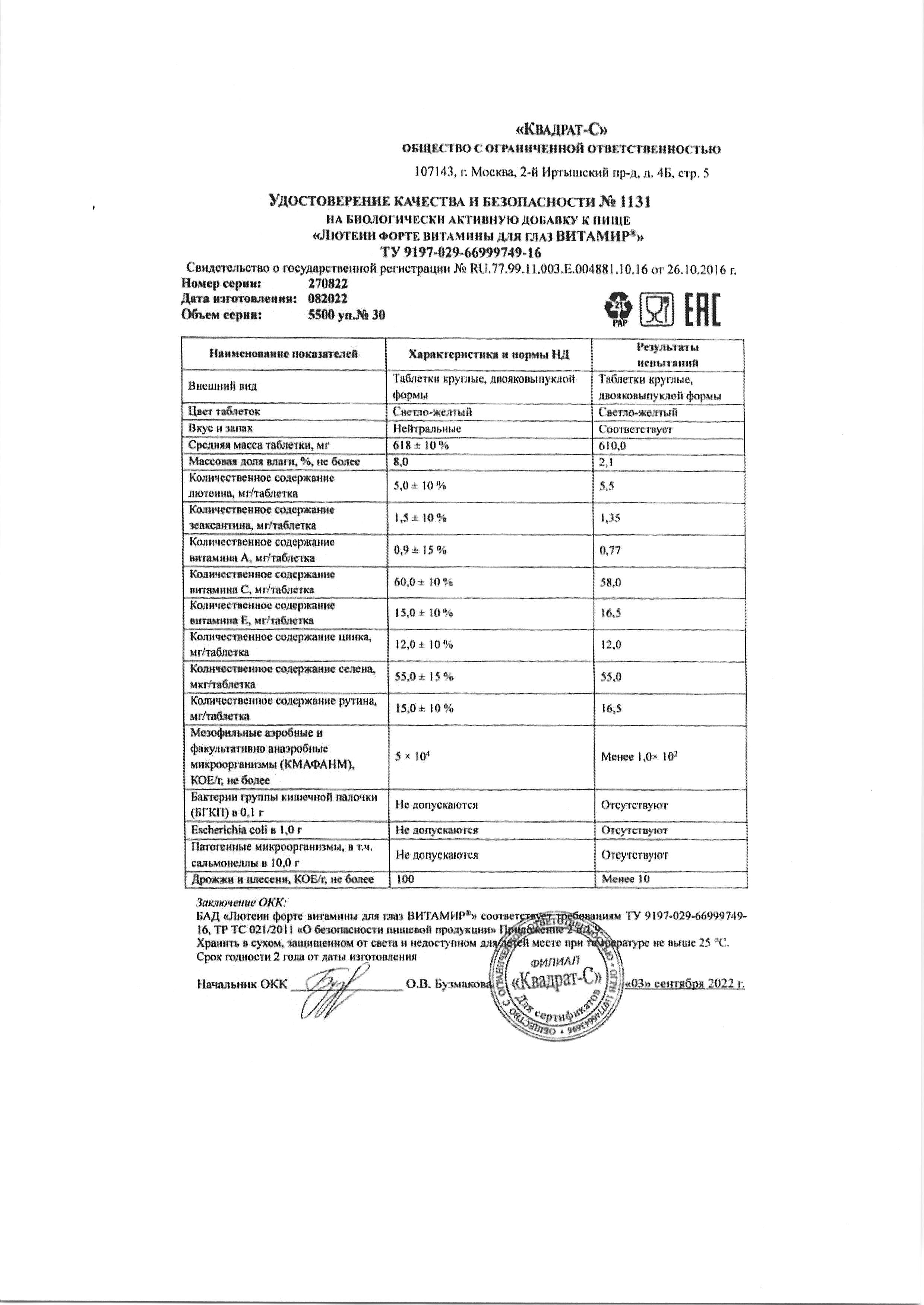 Паспорт №082022